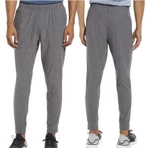 Rhone Mens Reign All Around Joggers Heathered Gray Performance Stretch‎ XL